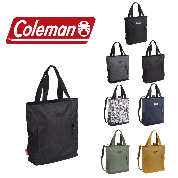 【楽天ポイント10倍】Coleman　コールマン 2WAY　BACKPACK TOTE バッグパック　トートバッグ　リュック　メンズ　レディース　男女兼用　撥水　アウトドア　旅行　バッグ　通学　学生　マザーズ　おしゃれ　人気　送料無料　ポイント10倍《北海道、沖縄、離島代引き不可》