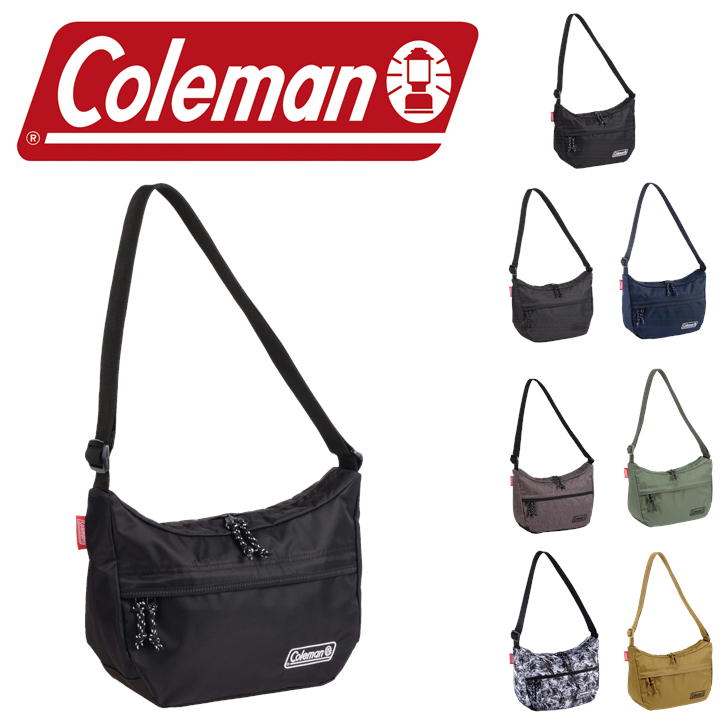 【レターパック配送/時間指定不可】Coleman コールマン WALKER BANANA SHOULDER（ウォーカーバナナショルダー）サブバッグ　斜め掛け　肩掛け　カバン　通勤　ボディバッグ ユニセックス 人気 シンプル カジュアル 収納 プレゼント ギフト《北海道、沖縄、離島代引き不可》