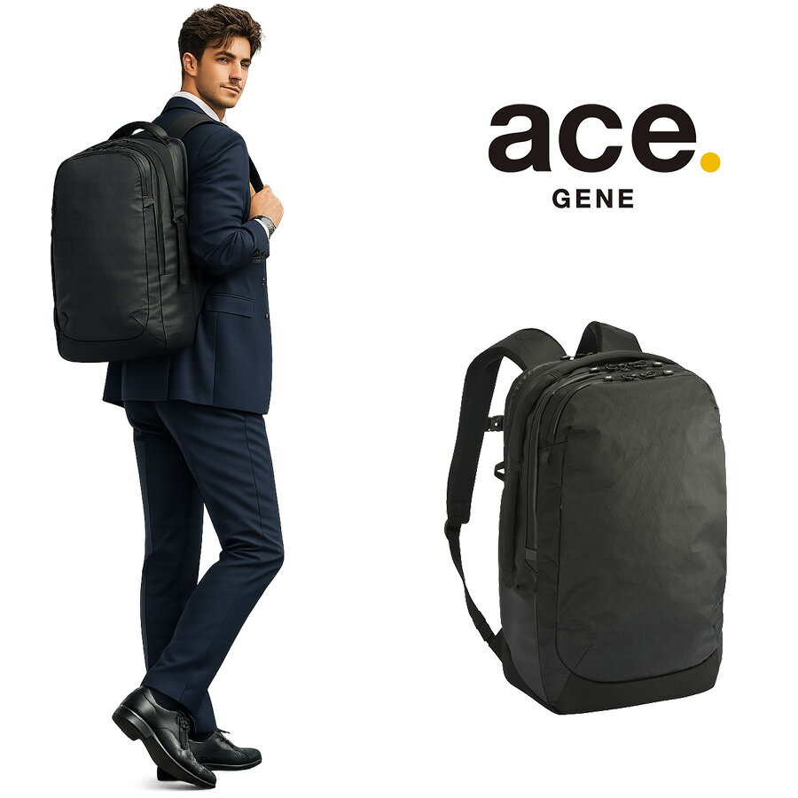樂天商城 - ace.GENE リュック 大容量 ラグレンティスX ビジネスリュック 23-27L 通勤 ビジネス 普段使い 男女兼用 メンズ レディース ギフト プレゼント ブラック 20052
