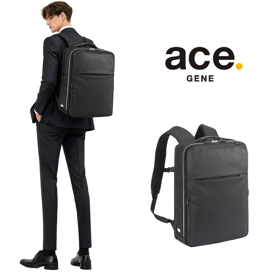 樂天商城 - ace.GENE リュック 大容量 ガジェタブルR 10th ビジネスリュック 16L リュックサック 通勤 普段使い 男女兼用 ユニセックス ギフト プレゼント ブラック 68962
