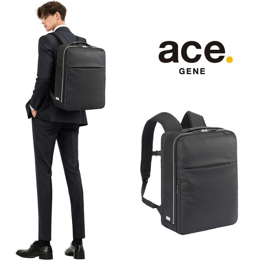 乐天商城 - ace.GENE リュック 大容量 ガジェタブルR 10th ビジネスリュック 15-20L リュックサック 通勤 普段使い ユニセックス ギフト プレゼント ブラック 68963