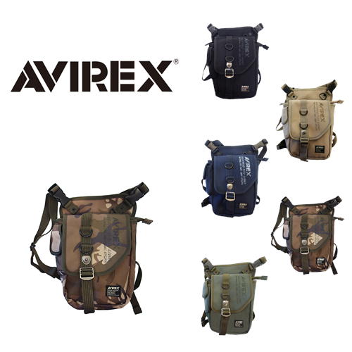 【レターパック配送/時間指定不可】AVIREX アビレックス AVX348L イーグルシリーズ 2wayショルダーレッグバッグ ショルダーバッグ レッグバッグ 普段使い バイカー バイク乗り ロードバイカー ミリタリー 鞄 軽量 アウトドア レジャー 人気