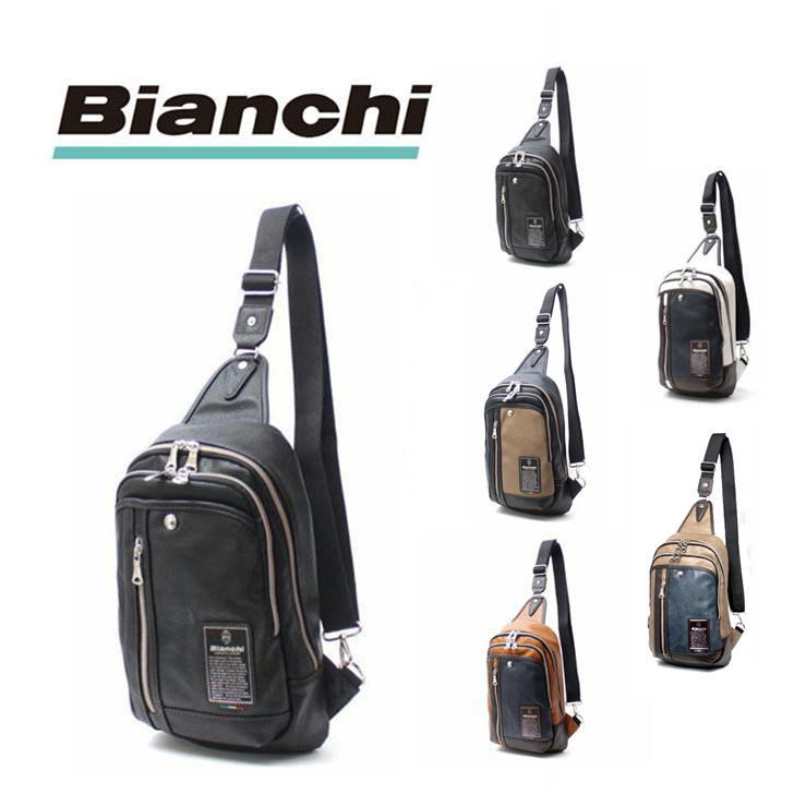 Bianchi ボディバッグ メンズ 【ポイント10倍】Bianchi ビアンキ　ボディバッグ　TBPI-12　ワンショルダーバッグ　斜め掛け　通勤　通学　鞄　撥水　メンズ　レディース　自転車　おしゃれ　人気　正規取扱店　正規品　送料無料　ギフト　プレゼント　父の日