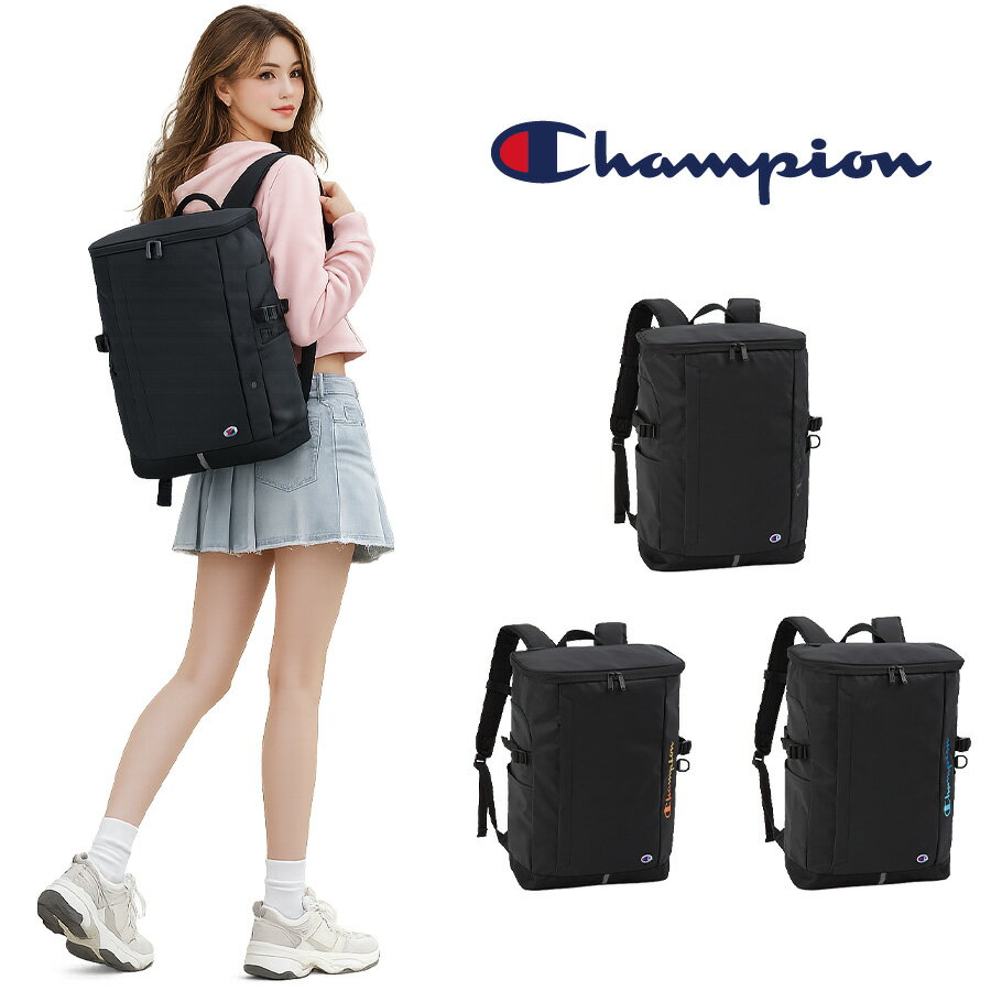 樂天商城 - Champion リュック 大容量 デンバー リュック 31L リュックサック 通勤 通学 普段使い 男女兼用 メンズ レディース ギフト プレゼント ブラック 68901