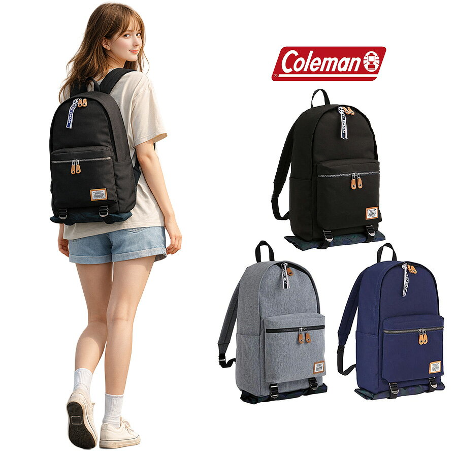 樂天商城 - Coleman JOURNY デイパック 21L リュック 大容量 リュックサック バックパック 通勤 通学 アウトドア ユニセックス プレゼント ギフト ブラック jn005