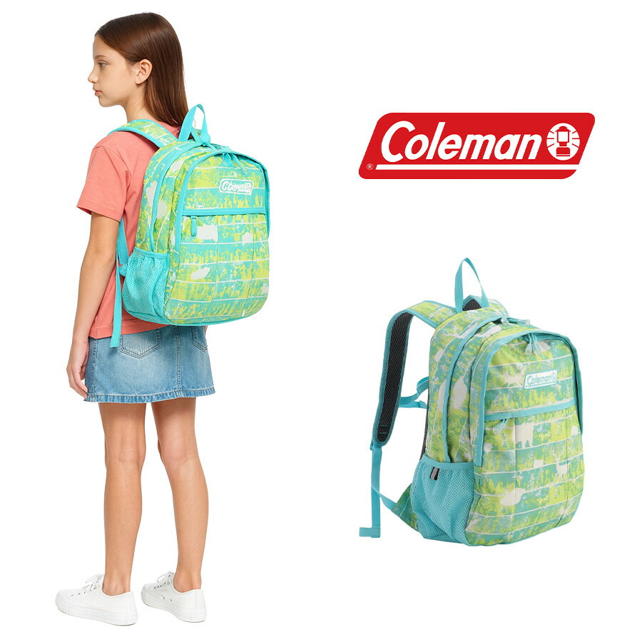 楽天Tasche　JackColeman コールマン ウォーカーミニ キッズリュック mini キッズ リュックサック バックパック デイパック ロゴ ワンポイント 総柄 アウトドア 使いやすい チェストベルト リフレクター サイドポケット シンプル 小さめ 通園 通学 遠足 学童 習い事 塾 お出かけ