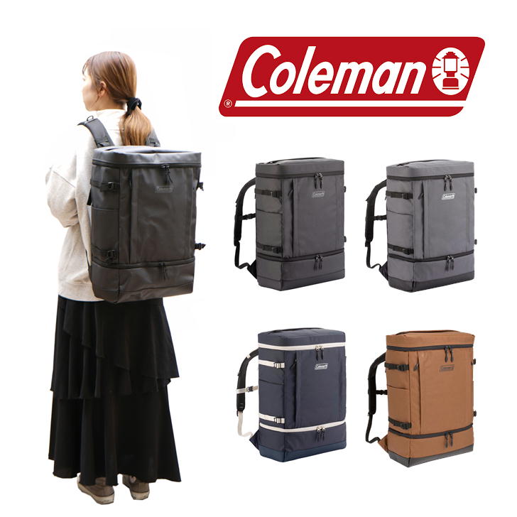 樂天商城 - Coleman コールマン SHIELD35+2layer シールド35+2レイヤー リュック バックパック 36L スクエア メンズ レディース シンプル カジュアル アウトドア 通学 学生 社会人 旅行 部活 合宿 習い事 ジム おしゃれ 人気 送料無料 バッグ 鞄