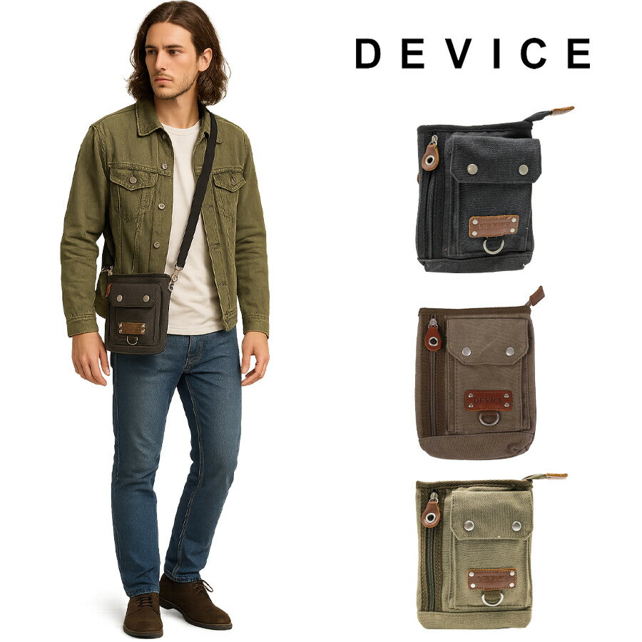 乐天商城 - 【DEVICE】 dch30019 2WAYシザーケース ミニショルダー ショルダーバッグ ミリタリー シンプル カジュアル 便利 使いやすい メンズ プレゼント ブラック