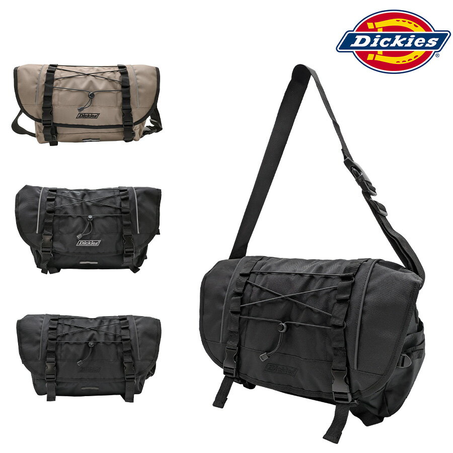 【Dickies】 80676400 DK CITYWAORK MESSENGER BAG かばん バッグ ショルダーバッグ 斜め掛け おしゃれ 普段使い 便利 ユニセックス プレゼント ギフト ブラック(4.0)