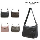 【HIROKO KOSHINO SPORTS】HSBR4520 横型ショルダーバッグ 斜めがけ 横型 かばん カバン 鞄 買い物 コシノヒロコ ヒロココシノスポーツ ブラック チョコ グレージュ かわいい おしゃれ 休日 母の日 敬老の日 プレゼント 誕生日