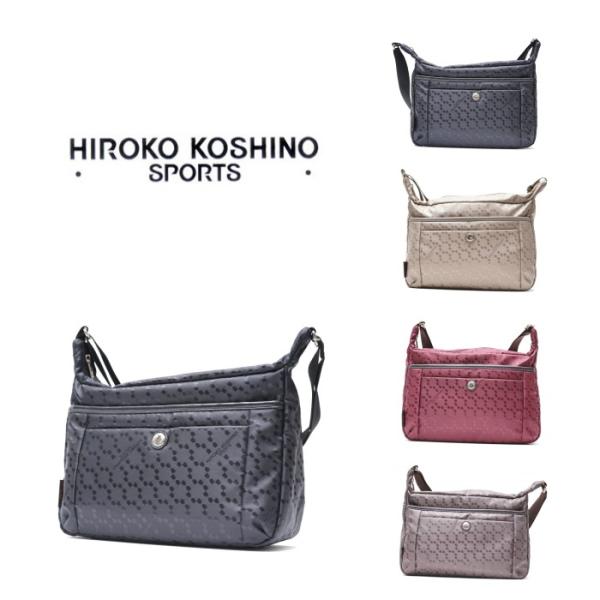 楽天Tasche　Jack【レターパック配送/時間指定不可】HIROKO KOSHINO SPORTS ヒロココシノスポーツ　横型ショルダー（M）　HSBP4910　斜め掛け　鞄　カバン　バッグ　旅行　超軽量　レディース　女性　おしゃれ　人気　母の日　送料無料