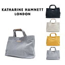 KATHARINE HAMNETT LONDON キャサリンハムネットロンドン トートバッグ Tote Bag ユニセックスMサイズ 490-8062 手提げ トート プレゼント キャンバス ギフト ミニバッグ 軽量 A4 鞄 おしゃれ 人気 正規取扱店 送料無料