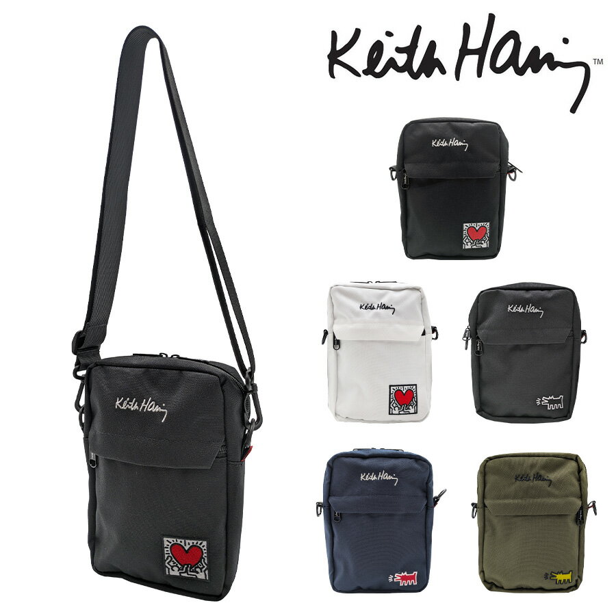 乐天商城 - 【KeithHaring】 bag001 縦型ショルダーバッグ 鞄 かばん カバン バッグ 斜め掛け キースへリング 普段使い 使いやすい 便利 プレゼント 贈り物 ギフト