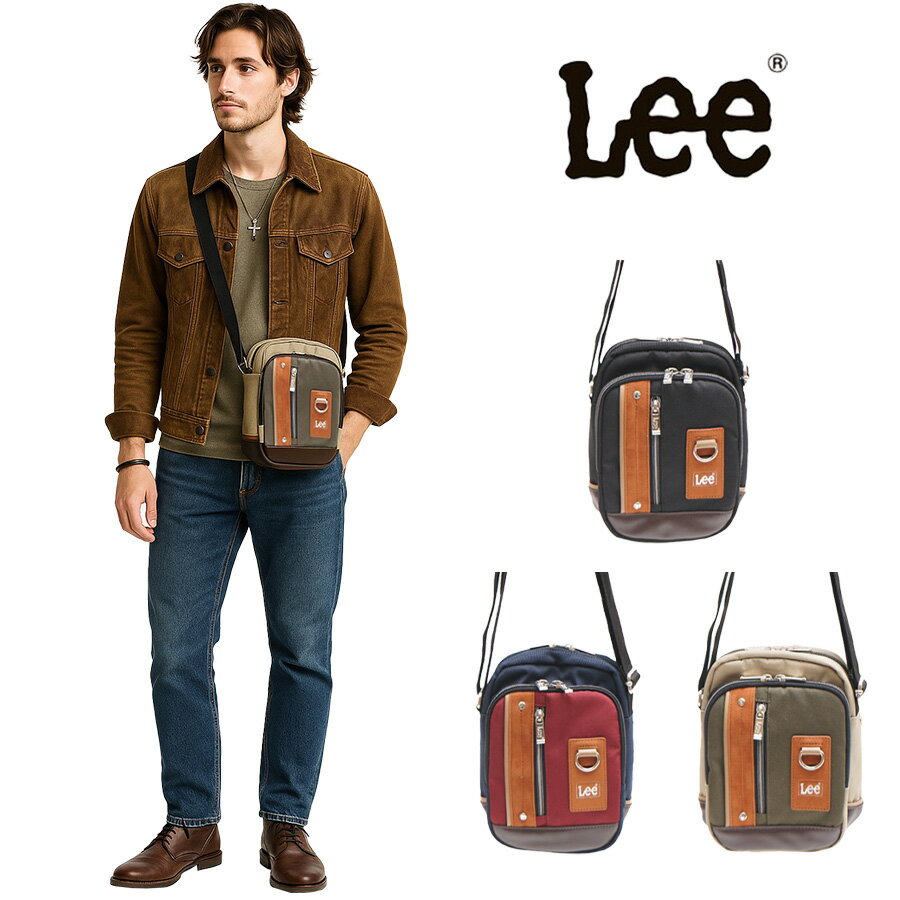 【ポイント10倍】Lee リー クリーチャー ミニショルダー 320-3740 ミニ ショルダーバック メンズ ブラ..