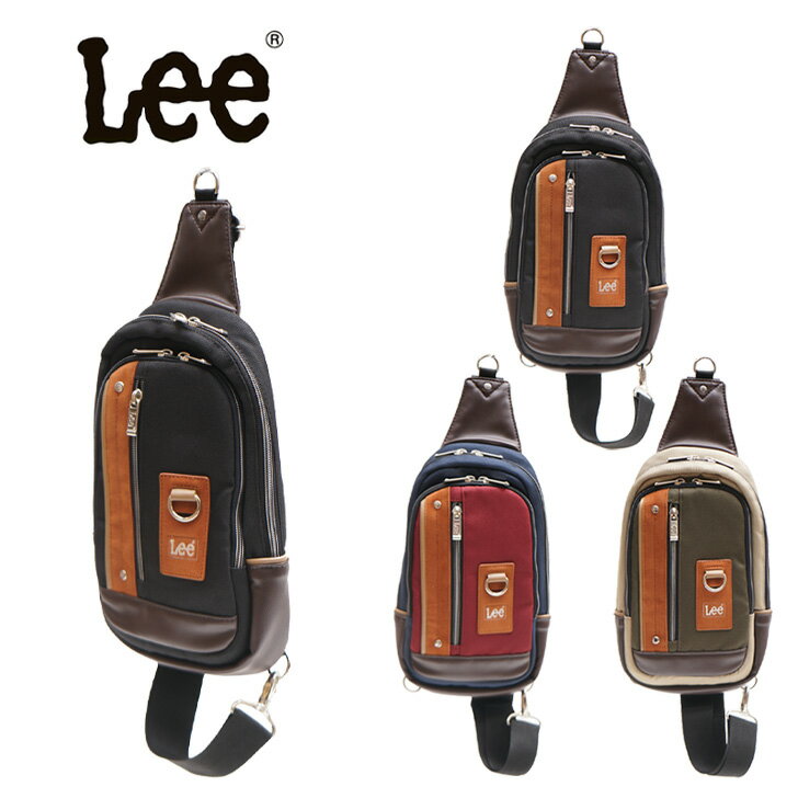 【ポイント10倍】Lee リー クリーチャー ボディバッグ 320-3741 ショルダーバック メンズ ブランド 斜めがけ かっこいい 肩掛け 通勤 通学 自転車 バイク 旅行 サイクリング creature クリーチャー メンズバッグ