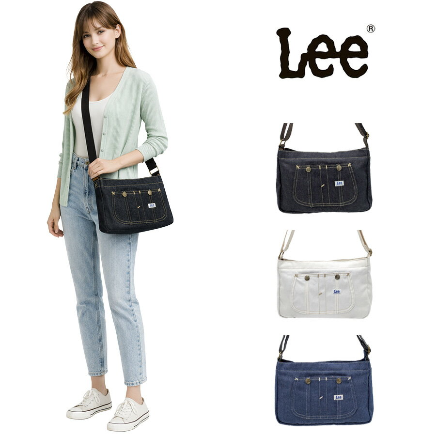 乐天商城 - Lee ショルダーバッグ ショルダー 斜め掛け 斜め掛けバッグ サブバッグ 普段使い 使いやすい レディース メンズ 男女兼用 ギフト プレゼント ネイビー 320-05022
