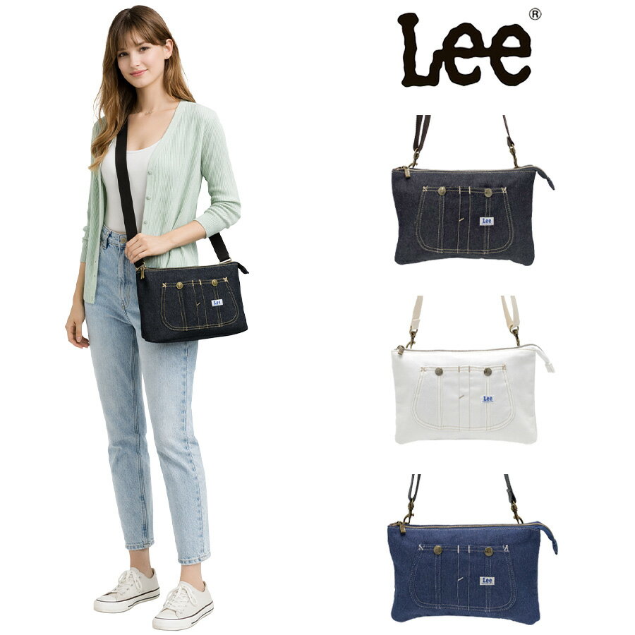 樂天商城 - Lee ショルダーバッグ ショルダー 斜め掛け 斜め掛けバッグ サブバッグ 普段使い 使いやすい レディース メンズ 男女兼用 ギフト プレゼント ネイビー 320-05024