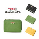 【SNSで話題のレザーケアクリームプレゼント中!】【LISA LARSON】リサ ラーソン 二つ折り財布 本革 レディース LTLM-01 牛革 レザー エンボス 型押し 猫 マイキー プレート 可愛い おしゃれ 箱入り プレゼント ギフト 金運 ウォレット collonil コロニル(4)