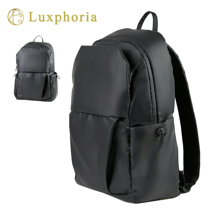 乐天商城 - 【Luxphoria】lxp-01 リュック 鞄 バックパック ユニセックス かばん カバン 鞄 バッグ シンプル ルクスフォリア ブラック 使いやすい おしゃれ お出かけ 大容量 ジム 通勤 アウトドア 普段使い 日常 高性能 ポーチ リュックハンガー