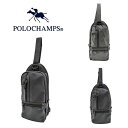 【POLOCHAMPS】 pcp116 ボディバッグ ショルダーバッグ 肩掛け 斜め掛け 使いやすい 普段使い シンプル カジュアル ユニセックス プレゼント ...