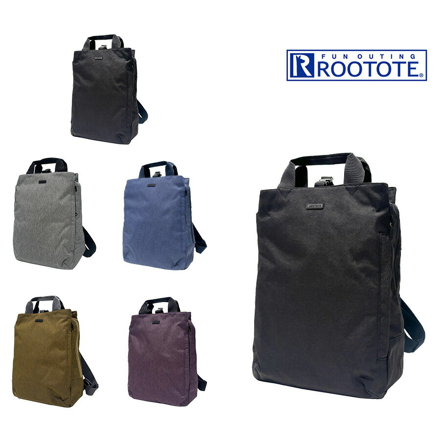 乐天商城 - 【ROOTOTE】3630 SN.セオルー.ライトWリぺレント-G リュック リュックサック 大容量 かばん 普段使い 使いやすい ユニセックス プレゼント ギフト ブラック