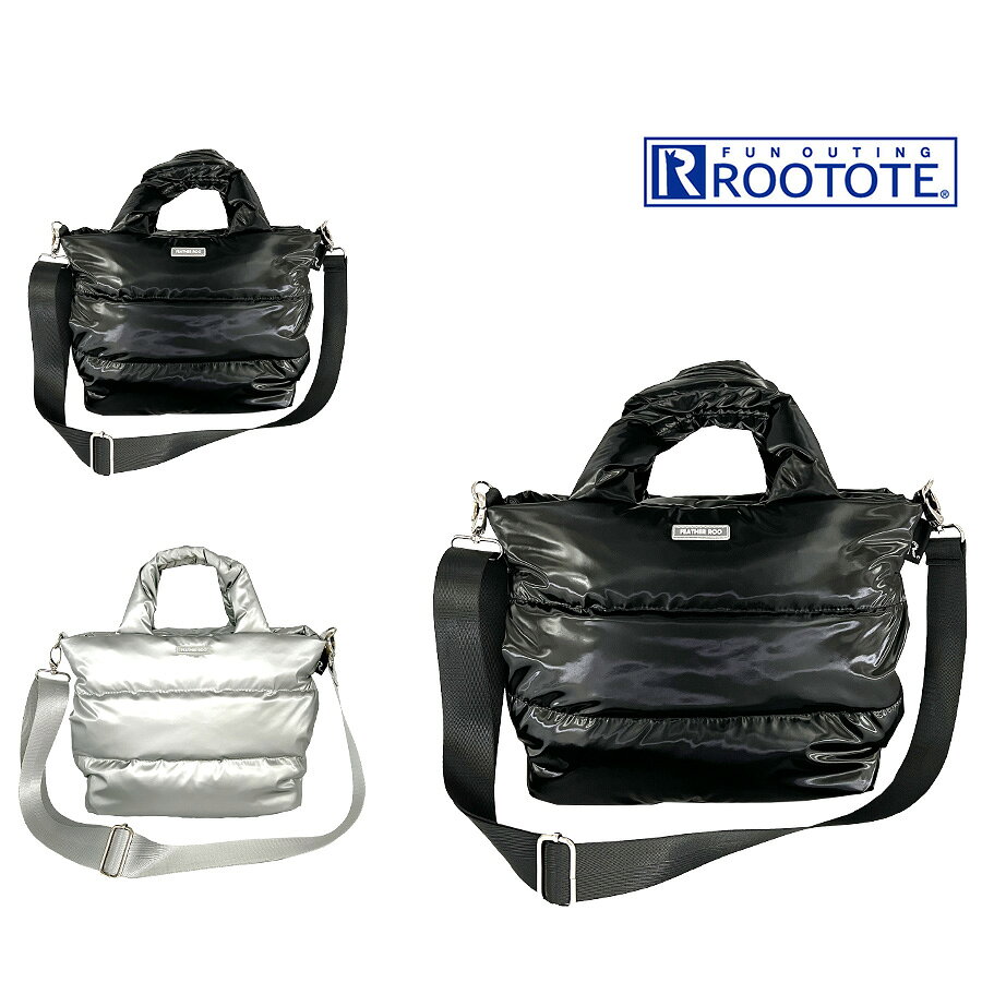 乐天商城 - 【ROOTOTE】3683 FE.デリ.モ ダーン-A 手持ち 斜め掛けトートバッグ 大容量 かばん 普段使い 使いやすい シンプル レディース プレゼント ギフト ブラック