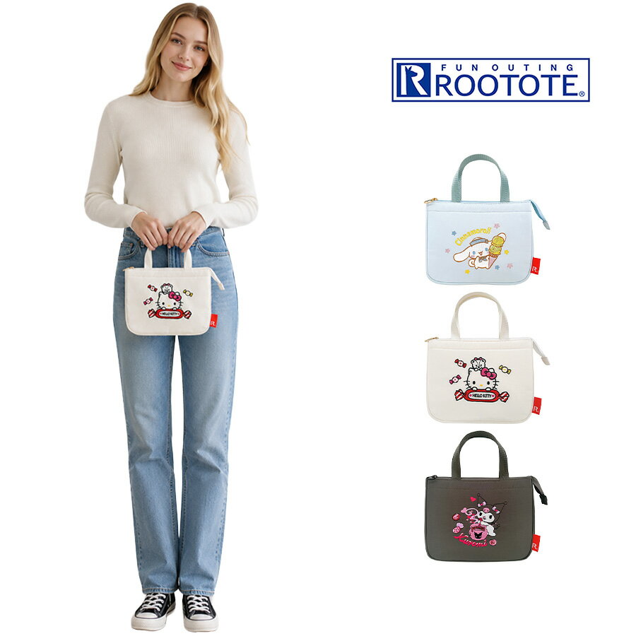 Rakuten - ROOTOTE IP.TKデリ.サンリオキャラクターズ-E トートバッグ 保冷バッグ 手持ち 使いやすい キャラクター かわいい レディース ギフト プレゼント ブルー 8481