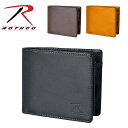 【ROTHCO】45048 二つ折り財布 折り財布 財布 ウォレット さいふ サイフ ミリタリー シンプル ロスコ ブラック ブラウン キャメル 使いやすい かっこいい おしゃれ 普段使い コンパクト メンズ 父の日 敬老の日 プレゼント ギフト