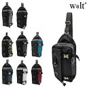 【Walt】 270-086 ボディバッグ 肩掛け 斜め掛け かばん カバン 鞄 バッグ 普段使い 使いやすい 2層式 大容量 ユニセックス ギフト プレゼント...
