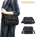 【Ferlieden】4915 4792 刺繍 ショルダーバッグ フェアリーデン ししゅう 猫 花 かわいい ポイント おしゃれ プレゼント プチギフト 軽量 ...