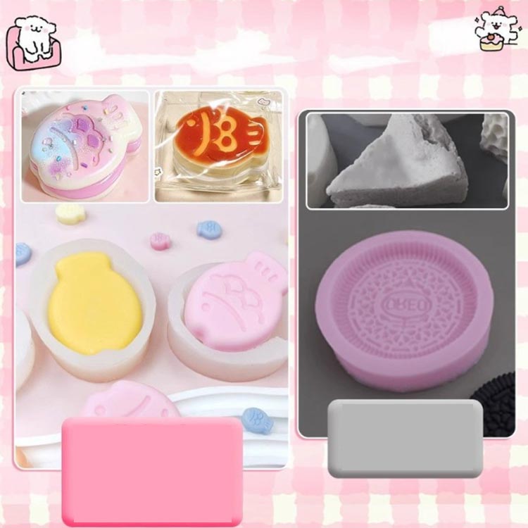 キット スクイーズ スクイーズ 簡単 スクイーズ キット スクイーズ スクイーズ キット 手作り キット スクイーズレジン 200ml セット 液体 肉球モールド フロッキングパウダー付き スクイーズおもちゃ グッズ 握る スクイーズ玩具 子供 1-4歳 tasu1shop-10012010 タスイチショップ サンプル画像3