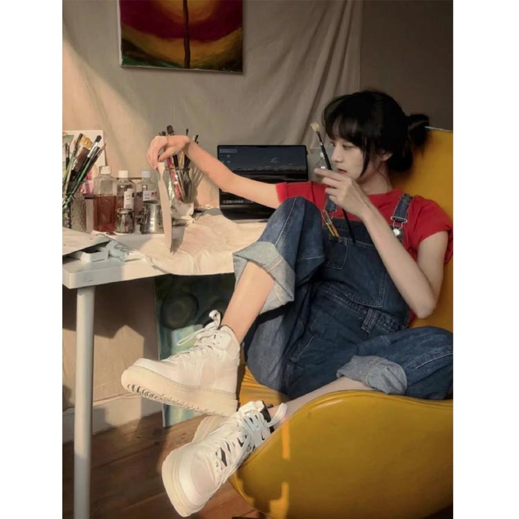 オーバーオール デニム サロペット ロングパンツ レディース ポケット付き 体型カバー パンツ ジーンズ ジーパン ワイド ストレート シンプル ゆったり サロペ 長ズボン パンツ オールインワン デニムサロペット 肩紐調節可