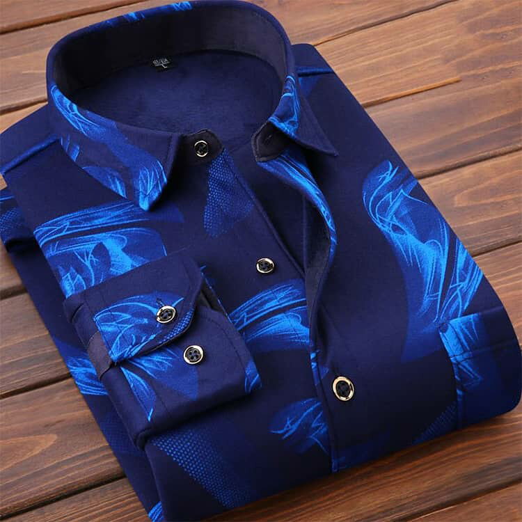 ビジネス 長袖シャツ 無地 ネルシャツ ボアシャツ チェック柄 ワイシャツ 紳士服 おしゃれ トップス 通勤 暖かい 防寒 厚手 裏起毛 秋冬 カジュアルシャツ メンズ アウトドア 冬服 長袖シャツ 暖かい 20代 30代 40代 50代 L-4XL tasu1shop-10012144 タスイチショップ サンプル画像2