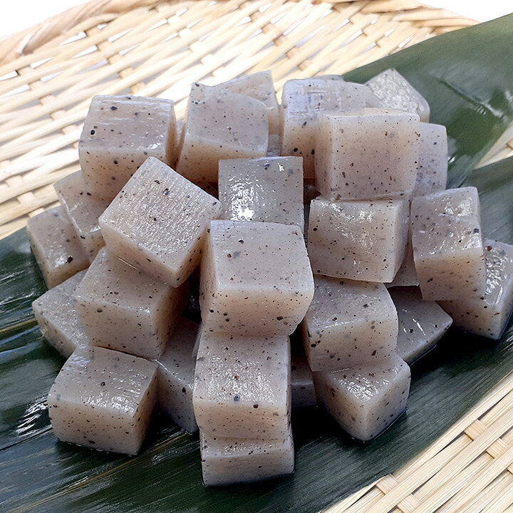 丸実屋)ダイスこんにゃく(黒)1kg こんにゃく こんにゃく 和風料理 【常温商品】【業務用食材】