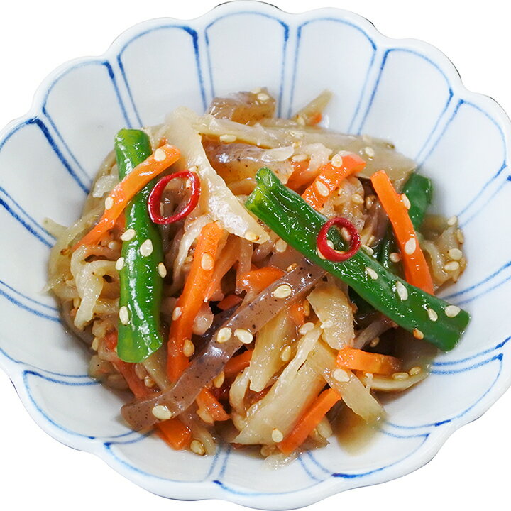 ヤマダイ)インゲンゴマ&切干し大根&金平牛蒡の和え物　ヤマダイ食品　和え物　割烹料理食材　和風料理..