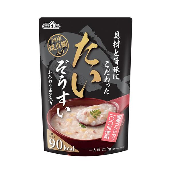具材と旨味にこだわったたいぞうすい 250g 丸善食品 ぞうすい ご飯物 【常温商品】【業務用食材】