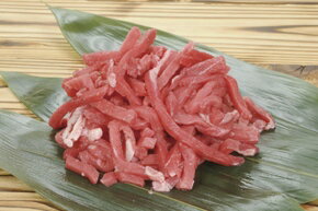 フーズタヒコ)牛モモ 絲切 400g/p フーズタヒコ 牛 牛 生肉類 【冷凍食品】【業務用食材】【10800円以上で送料無料】