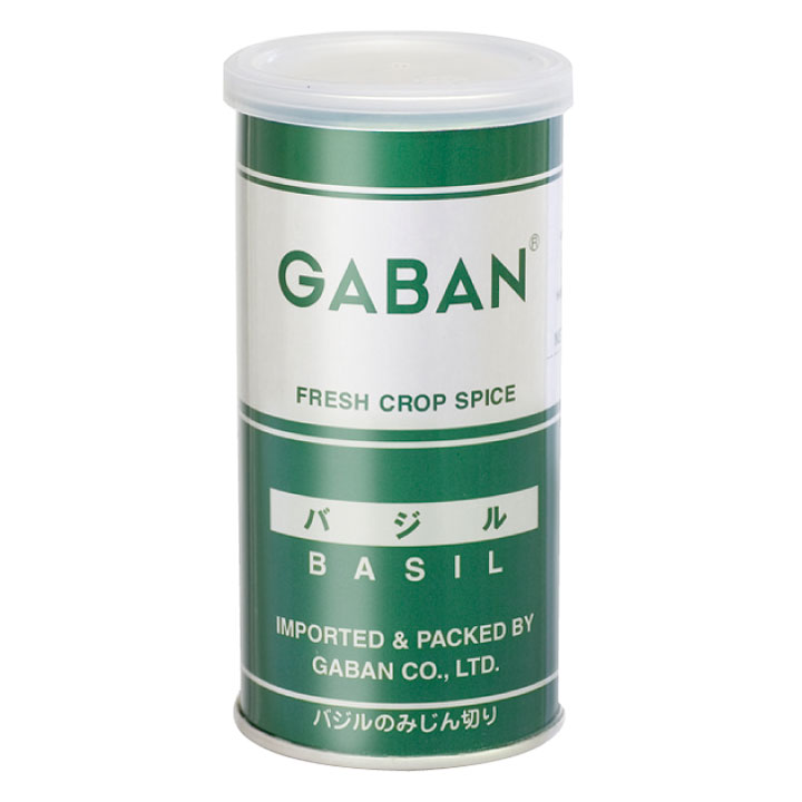 ■商品説明シソ科の植物で特有の高貴で爽やかな香りとかすかな辛味があります。”ハーブの王様”と親しまれイタリアン料理には欠かせないスパイスです。トマトやガーリック、魚介類、豆類とよく調和し、パスタやピザ、スープ、シチューなど幅広くご使用下さい。 メーカー名 ギャバン 商品番号 106274 規格（内容量） 27g 外装サイズ 備考 調理方法：そのままご使用下さい。 最終加工地 日本 原材料 ご迷惑をお掛け致しますが、調査中の為、スタッフまでお問合せ下さい。 賞味期限 パッケージにてご確認いただいております。 保存方法 常温保存 [この商品のキーワード]バジル タスカルネットショップお問い合わせ窓口 電話：0120-625-174 （受付時間：平日　10時〜17時） E-mail　tasucall@tasucallshop.com ※土・日・祝のお問い合わせは翌営業日以降のご返答となります。