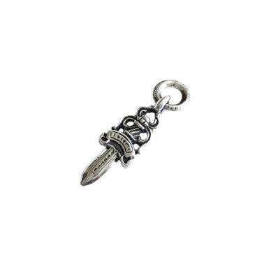 chrome hearts クロムハーツ ダガー チャーム #5 ペンダント ネックレス パブェダイヤ シルバー 極美品 正規品 chrome hearts