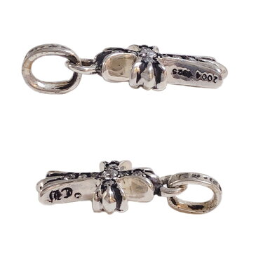 chrome hearts クロムハーツ　ベビーファットクロスパヴェダイヤ　シルバー【中古】