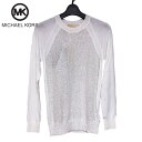 【新品】確実正規品 MICHAEL KORS マイケルコース スパンコール ニット セーター　ホワイト 白 レディース