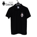 【新品未使用】 Lucia ルチア original brand 半袖 ポロシャツ ブラック 黒 スカル シンプル トップス 男女兼用 メンズ レディース 子供...