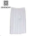 【新品】確実正規品 GIVENCHY　ジバンシィ　ジバンシー プリーツ スカート ホワイト 白 レディース 38 Mサイズ