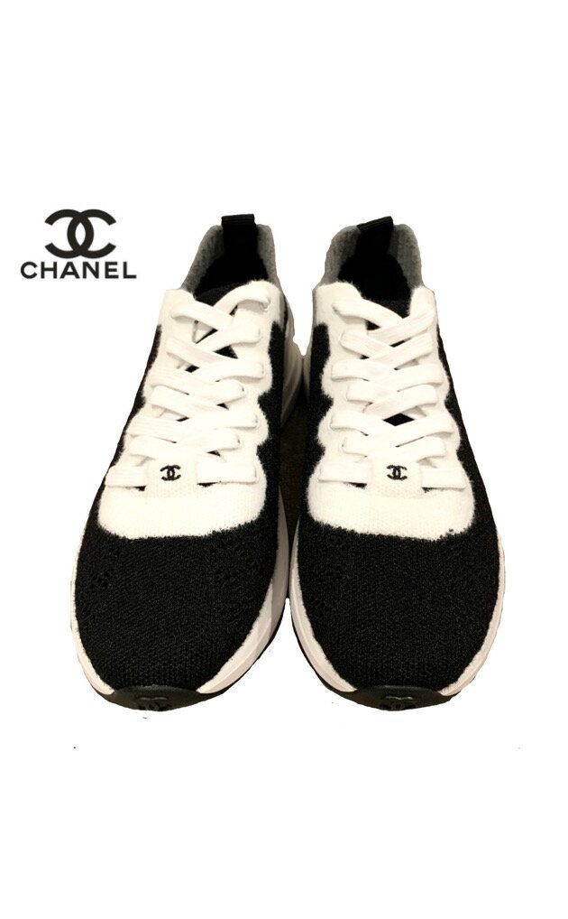 新品 未使用 2019 2020 AW 新作 シャネル CHANEL 靴 スニーカー ブラック プレゼント ギフトのサムネイル