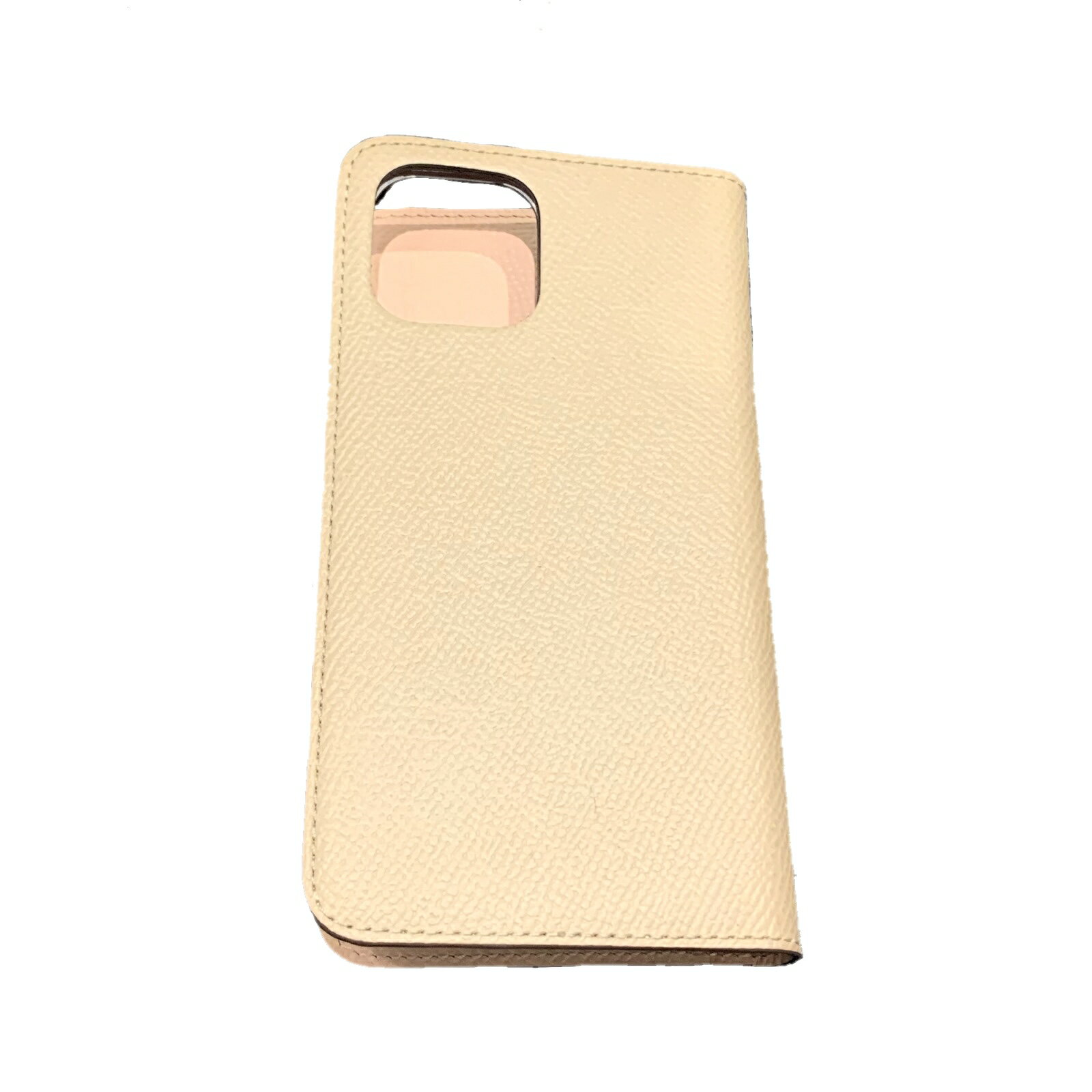 【極美品】 BONAVENTURA ボナベンチュラ iPhone 11 Pro DIARY CASE ダイアリーケース PERLINGER NOBLESSA LEATHER ノブレッサ スマホケース ケース 携帯 プレゼント Greige Shell グレージュ シェル ベージュ ブランド 中古