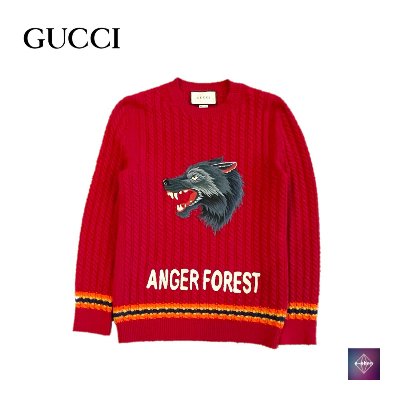 gucci︎VネックニットXL used美品 gucci︎VネックニットXL used美品