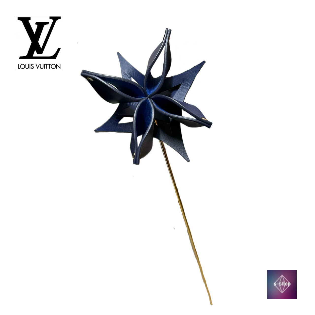 【美品】 LOUIS VUITTON ルイ・ヴィトン GI0333 Origami Flowers by Atelier Oï オリガミ フラワー 花 ブルー 展示品