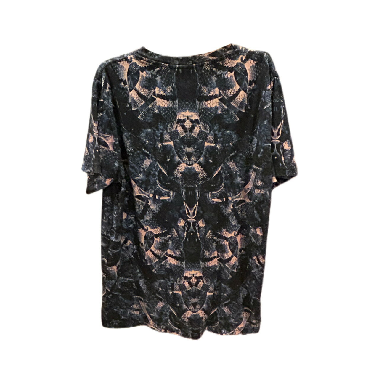 【美品】MARCELO BURLON マルセロバーロン プリントTシャツ 半袖 トップス ブラック 中古