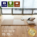 こうひん 置き畳 畳 琉球畳 和紙 70cm×70cm 日本製 『メディア 70cm 和紙畳』 ダイケン 健やかたたみおもて ユニット畳 たたみ 半畳 畳マット フローリング リビング 和室 新築 リフォーム diy リノベーション 引っ越し 一人暮らし 和モダン 国産 おすすめ