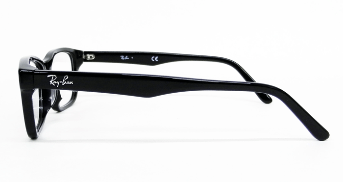 薄型非球面レンズ付【Ray-Ban RayBan（レイバン）RX5345D 2000（RB5345D 2000）53サイズ シャイニーブラック】【レイバン国内正規品】